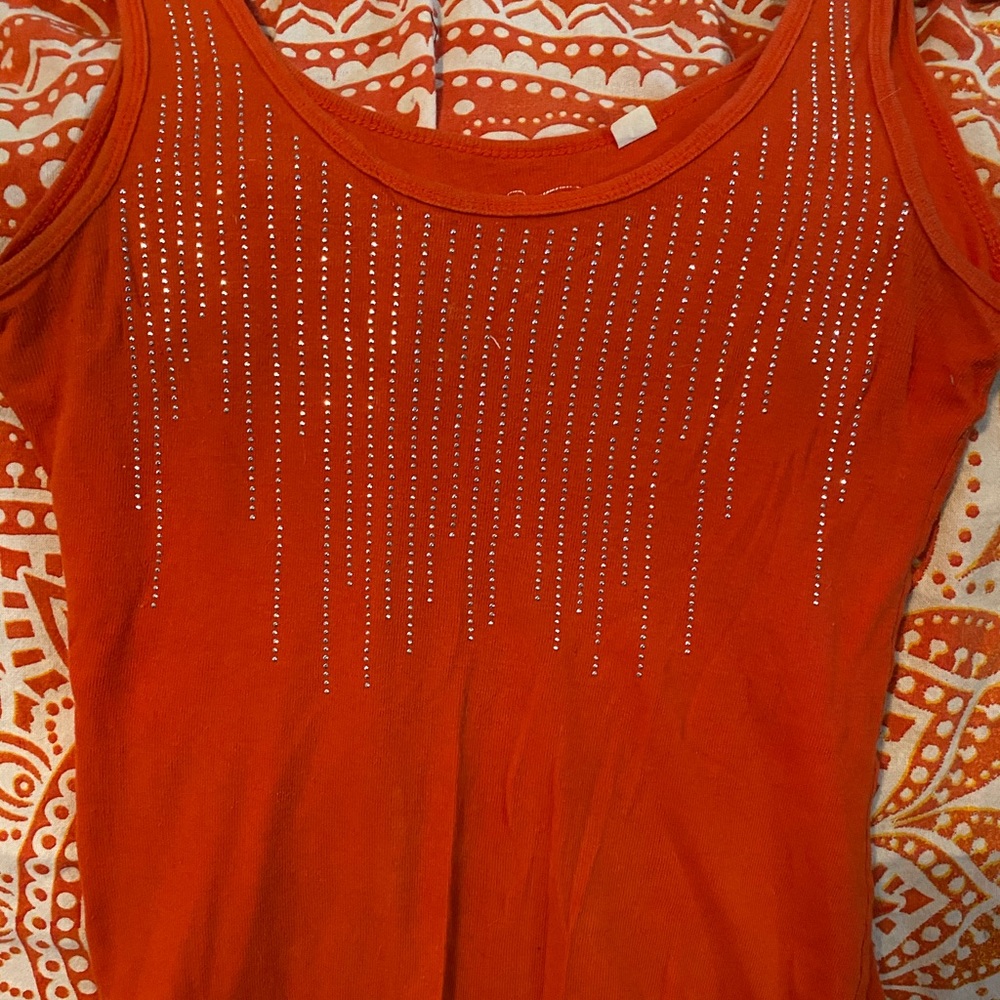 Y2K rhinestone top